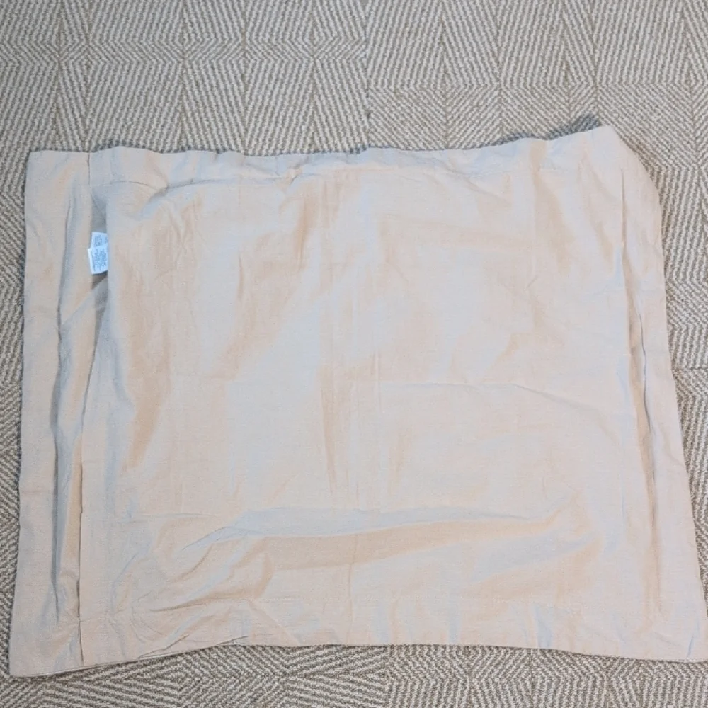 Pottery Barn European Flax Linen Waffle Sham Pillow Cover